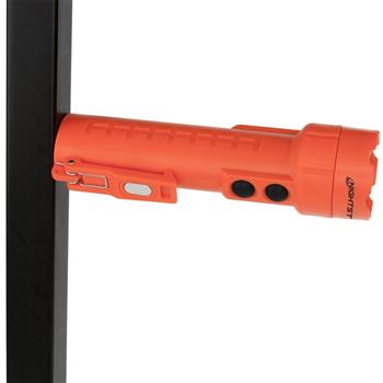 Nightstick 2522 Dual-Light™ Flashlight magnets provide hands free use