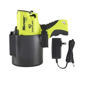 Streamlight WayPoint 400 Spotlight includes ac cord and holder