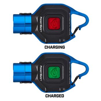 Multi-function push-button switch with charge indicato