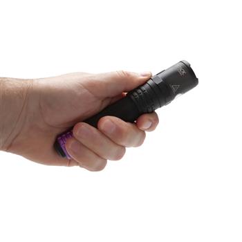 Nightstick 588XL USB UV Flashlight fits in the palm of your hand